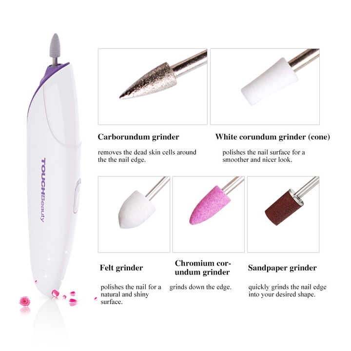 Kit eléctrico de manicura 5 en 1